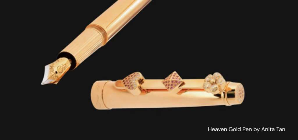 Heaven Gold Pen by Anita Tan